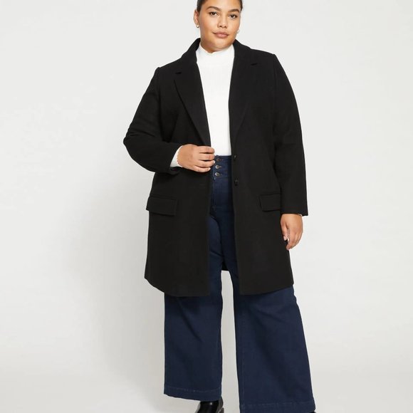 Universal Standard Harlow Classic Wool Coat (NWT) - Picture 1 of 6